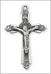 Small Sterling Crucifix w/ 18 in chain, # 19914