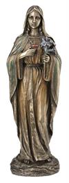 Immaculate Heart of Mary, Cold Cast Bronze, 10