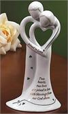 Irish Wedding Couple Bell, Ceramic, 7