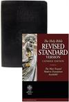 RSV Catholic Bible, Standard Print, Black Leather Embossed, # 91042