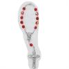 Auto Rosary, Silver Oxide Crucifix and Center, July / Ruby, # 92280