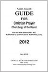 2012 St. Joseph Guide for Christian Prayer - Large Type, # 94769