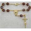 Auto Rosary, Silver Oxide Crucifix and Center, John Paul II, # 94946