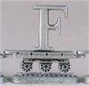 Life's Journey Pewter Train Piece, Letter F, # 95797