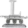 Life's Journey Pewter Train Piece, Letter L, # 95802