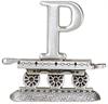 Life's Journey Pewter Train Piece, Letter P, # 95806