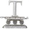 Life's Journey Pewter Train Piece, Letter T, # 95810