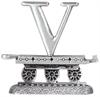 Life's Journey Pewter Train Piece, Letter V, # 95812