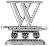Life's Journey Pewter Train Piece, Letter W, # 95813