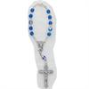 Auto Rosary, Silver Oxide Crucifix and Center, September / Sapphire, # 96234