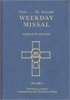 St. Joseph Weekday Missal, Vol. 2, Blue Flexible Vinyl, Pentecost to Advent, # 984