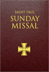 Saint Paul Sunday Missal, Burgundy Leatherflex, # 98568