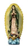 Guadalupe Hand Painted Resin Statue 9