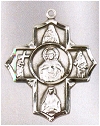 Scapular Five - Way Medal 1-3/16