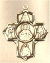 Scapular Five - Way Medal 1-3/16