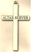Altar Server Cross Necklace 2.5