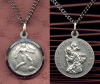 Women's Sterling Soccer Necklace, # 6881