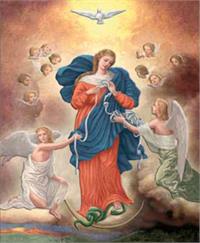 8"x10" Italian Print, Our Lady Untier of Knots, 3-Pack, # 89874