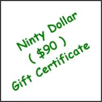 $90.00 e-Gift Certificate, # GC-90