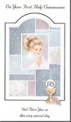 First Communion Greeting Card for Girl, # 25318