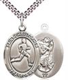 Track & Field / St. Christopher Medal in Fine Pewter, 1