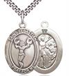 Cheerleading / St. Sebastian Medal in Fine Pewter, 1