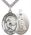 Soccer / Guardian Angel Medal in Fine Pewter, 1