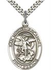 San Miguel Arcangel Spanish Medal in Fine Pewter, 1
