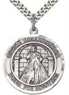 Divina Misericordia Spanish Medal in Fine Pewter, 1