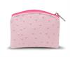 PINK OSTRICH SKIN PATTERN ROSARY POUCH, 6-Pack, # 18126