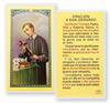 ORACION A SAN GERARDO MAYELA Spanish Laminated Holy Card, 2-5/8