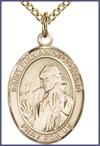 Solid 14kt Gold Medal, 3/4