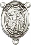 St. James the Greater Rosary Center, Sterling Silver, 3/4