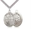 Women's Volleyball / St. Sebastian Medal, Sterling Silver, 3/4