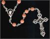 6mm Glass Bead Rosary, 1-3/4