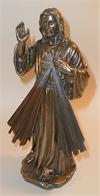 Divine Mercy Bronzed Resin Statue 12