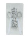Baby's Crib Cross, White, # 98382