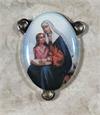 Rosary Center, Color Image on Metal, 1