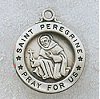 St. Peregrine Sterling Medal 5/8
